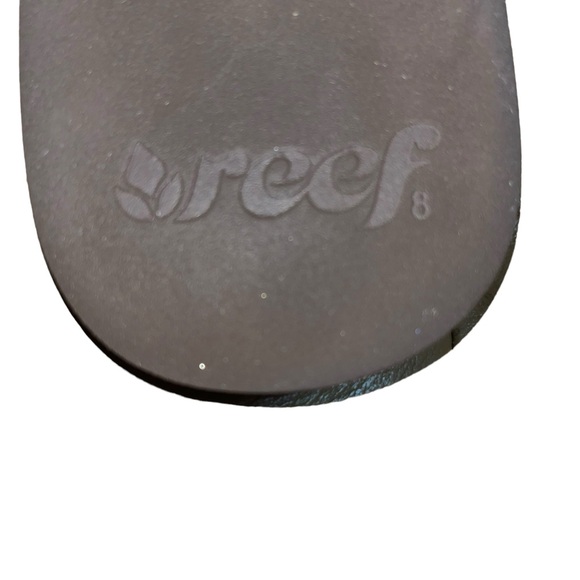 REEF Cushion Multicolored Braided Flip Flops Size 8 - Picture 5 of 5